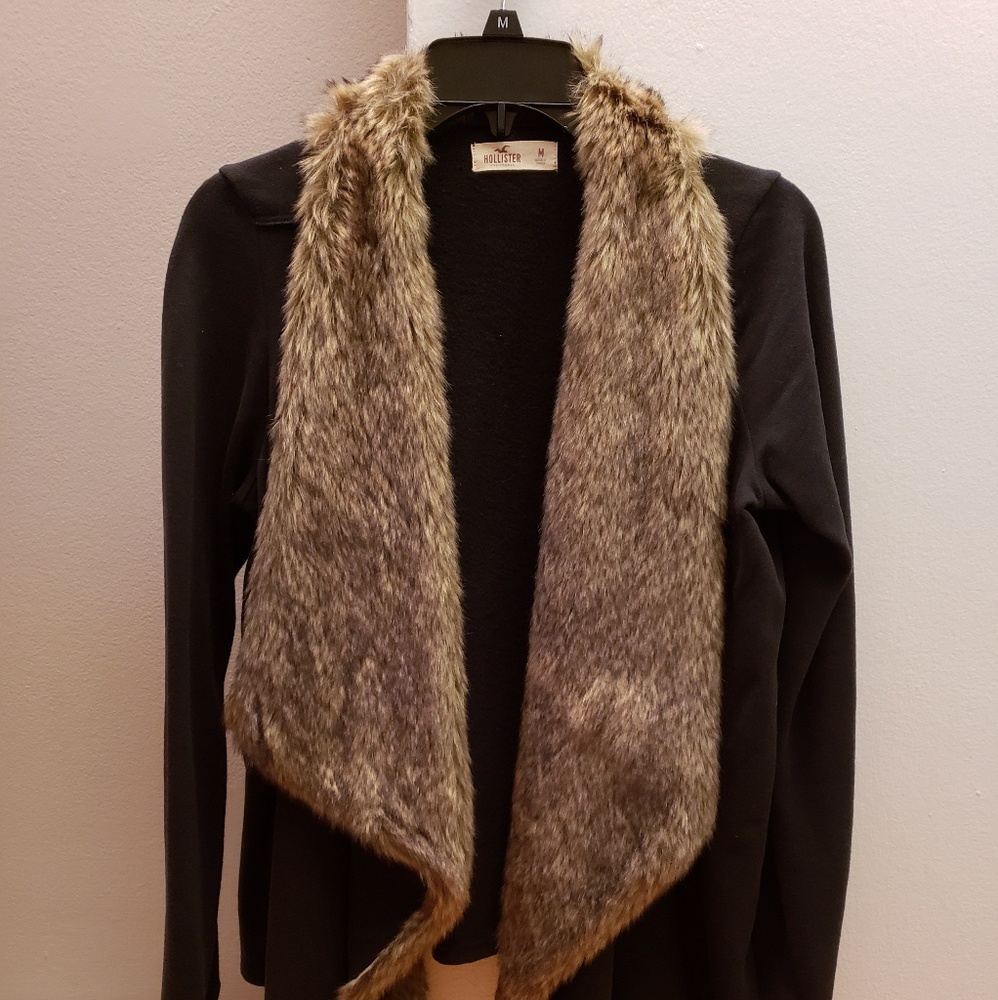 Hollister Faux Fur Sweater